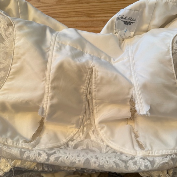 Stella York Wedding Dress Style 6487 Lace Mermaid Train 16 *Read Description* - Picture 14 of 16